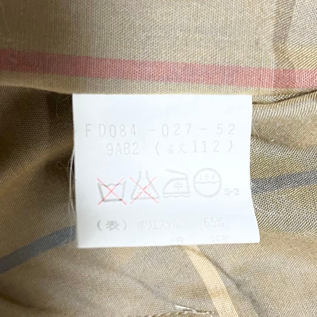 ✨人気✨Burberrys ノバチェック ステンカラーコート ベルト付　M相当