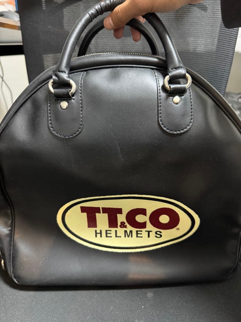 【定価18700円】TT&CO. ヘルメットバッグ 黒　使用2回のみ