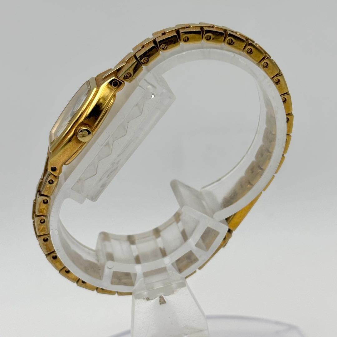 美品✨シチズン kii キー スクエア ゴールド エコドライブ 腕時計 ブレス