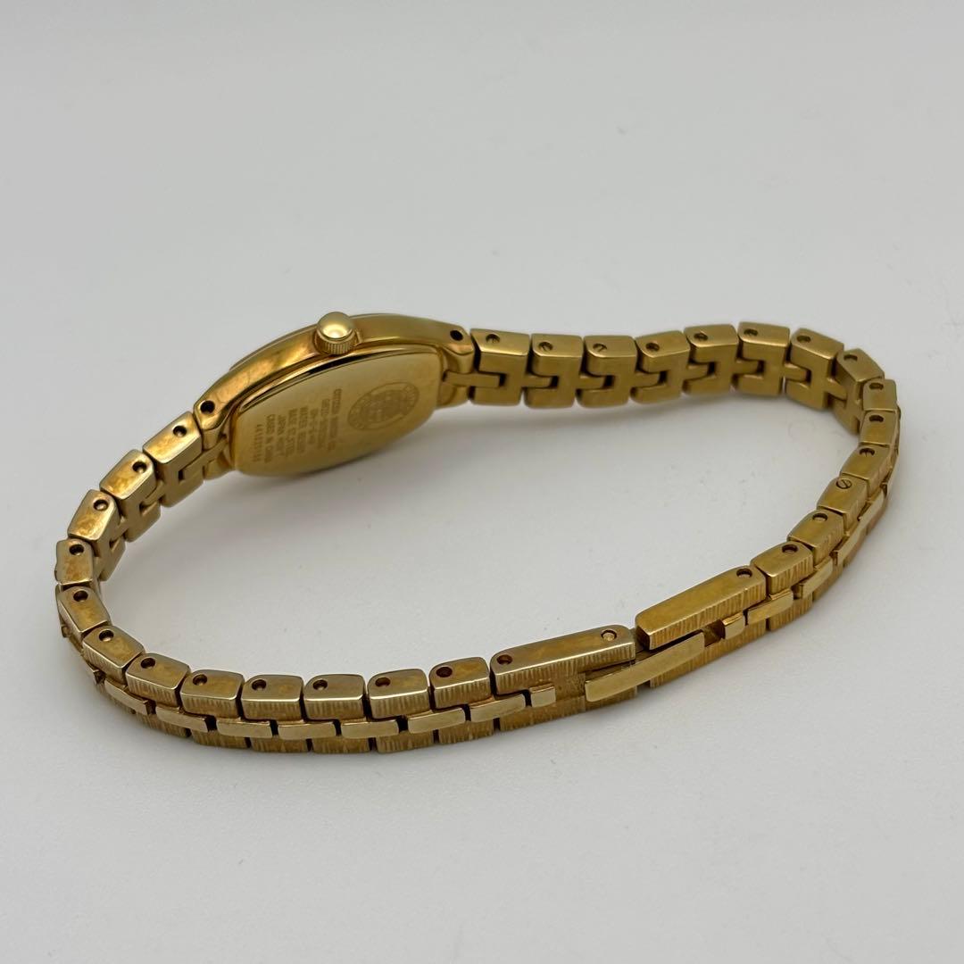 美品✨シチズン kii キー スクエア ゴールド エコドライブ 腕時計 ブレス