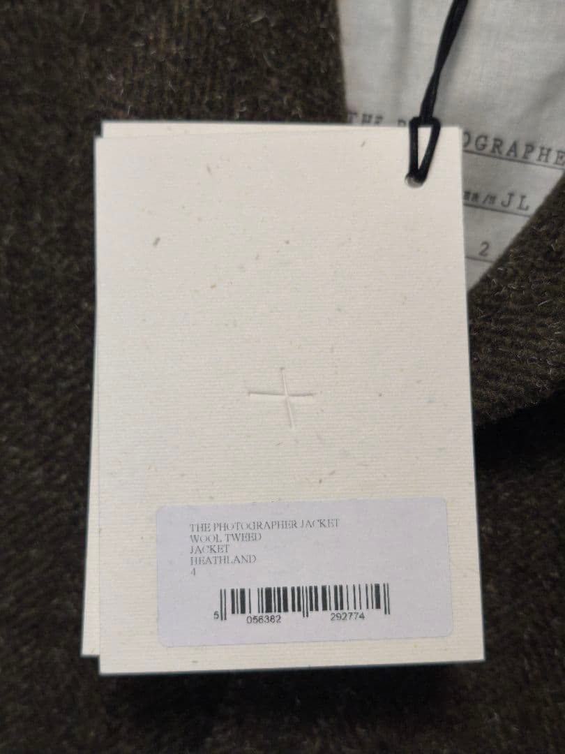 24AW toogood フォトグラファージャケット　ツイード　サイズ4
