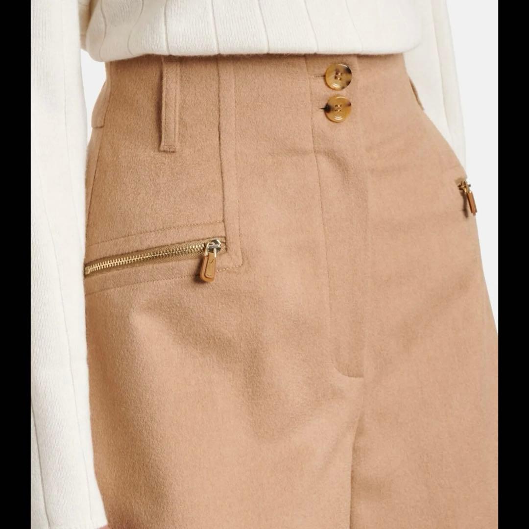 【Max Mara】Lola ピュア キャメル ショート パンツ