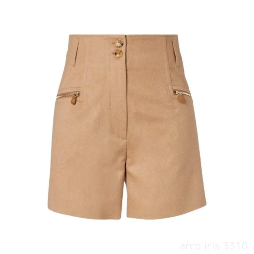 【Max Mara】Lola ピュア キャメル ショート パンツ