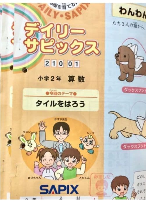 サピックス　2年生　国語　算数　1年分