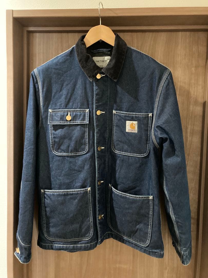 美品 Carhartt WIP カーハート デニムカバーオール チョアデトロイト