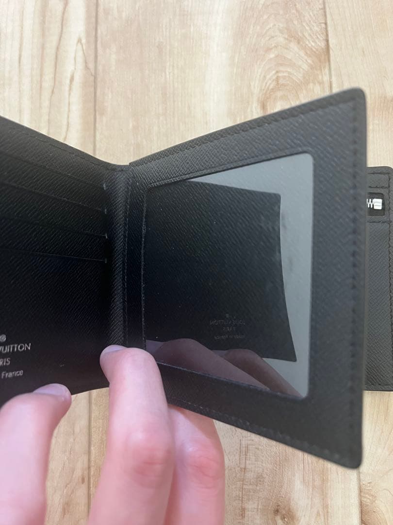 ルイヴィトン　ポルトフォイユ・アメリゴNM 黒 タイガ