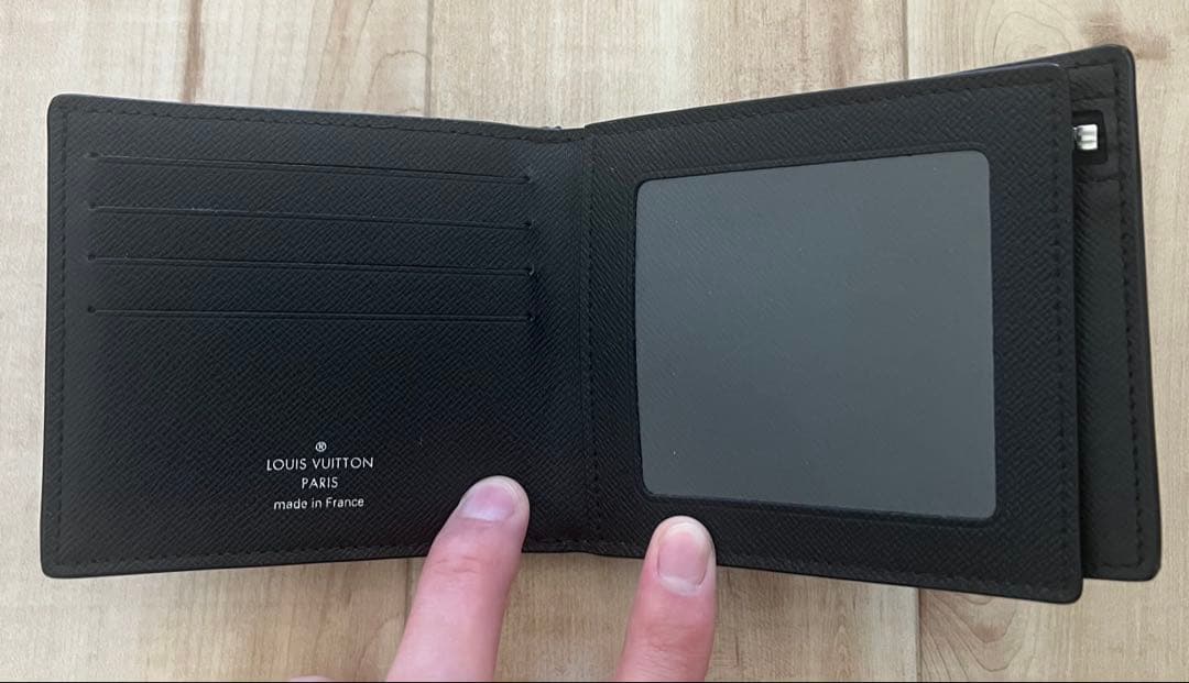 ルイヴィトン　ポルトフォイユ・アメリゴNM 黒 タイガ