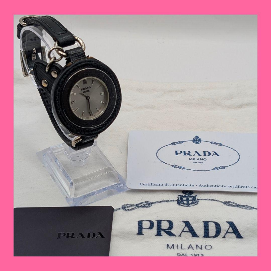 【巾着袋付】PRADA　プラダ　レディース腕時計