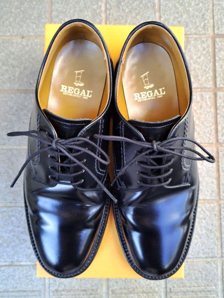 リーガルREGAL 2504 プレーントゥ 24.5cm