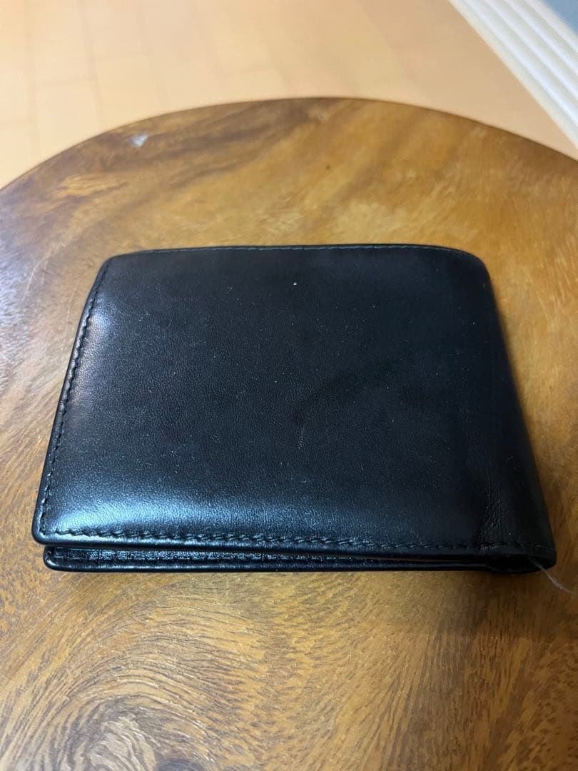 ETTINGER 二つ折り財布 青色 レザー