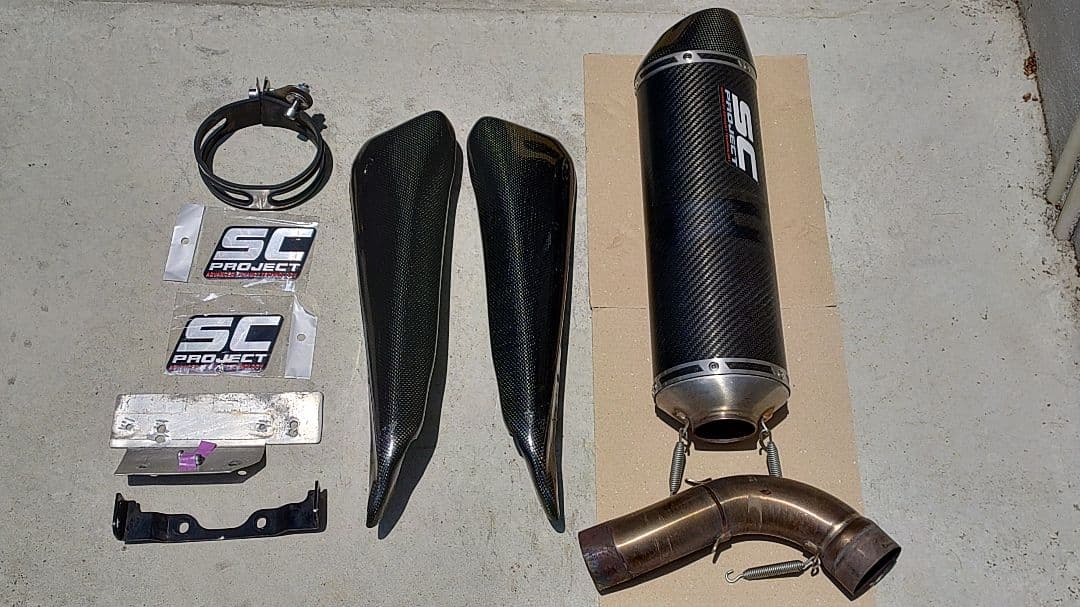 DUCATI ハイパーモタード796 SC PROJECTカーボンマフラーセット