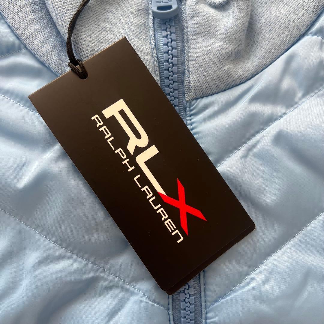 【未使用】RLX アールエルエックス　ダウンジャケット　ニット　中綿　レディース