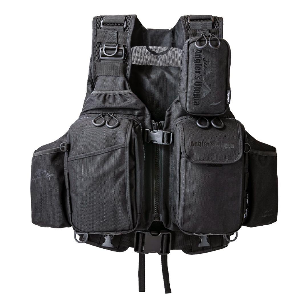 N*様 アピア アングラーズサポートベストVer.4 ブラック×ブラック