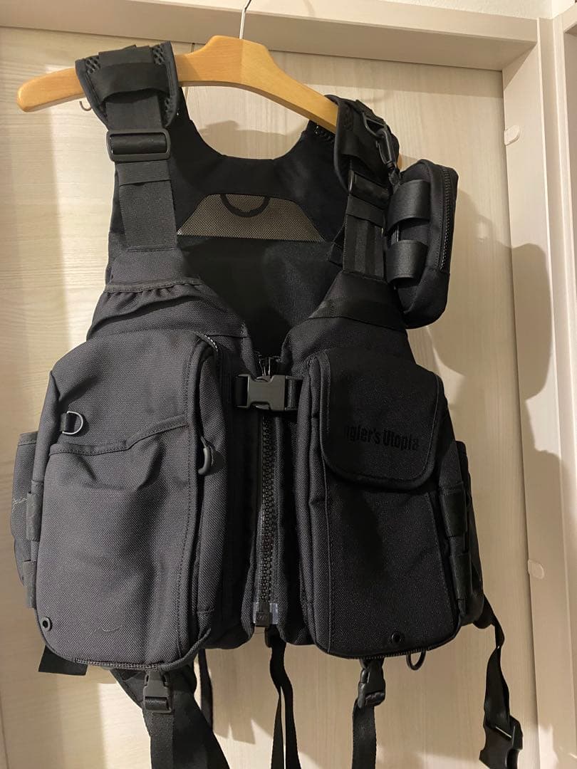 N*様 アピア アングラーズサポートベストVer.4 ブラック×ブラック