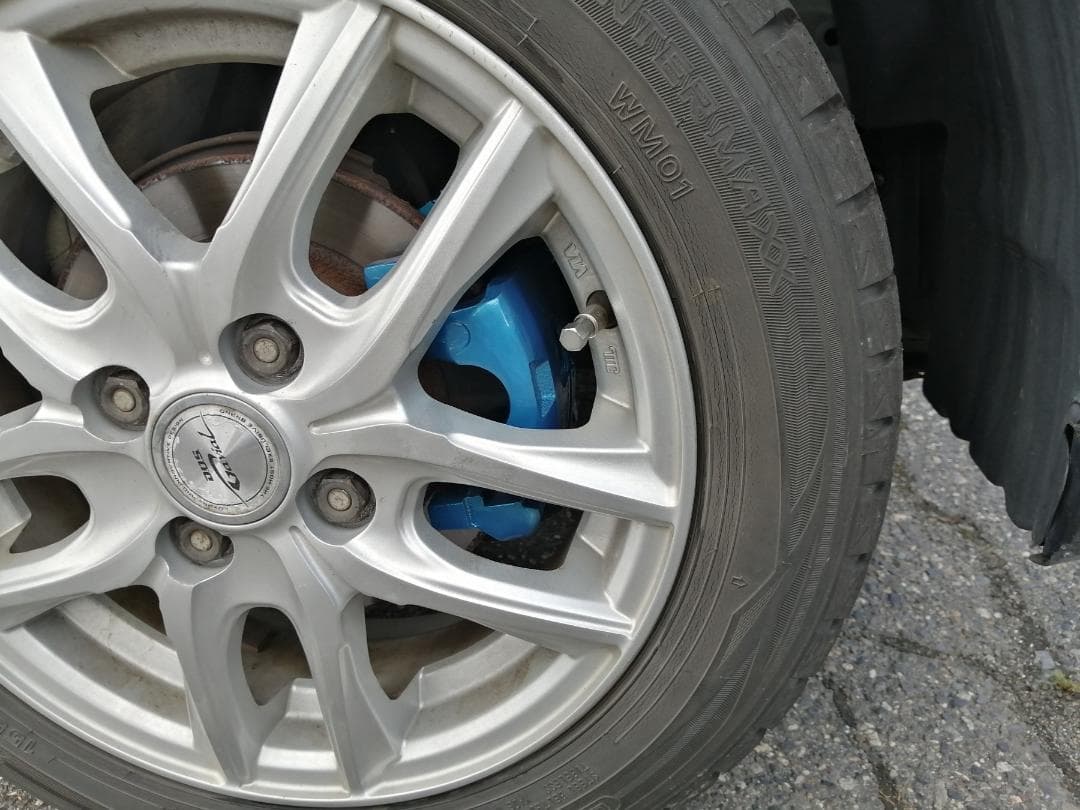 L375S L455Sタント等用 ブレーキキャリパー オレンジに塗装します