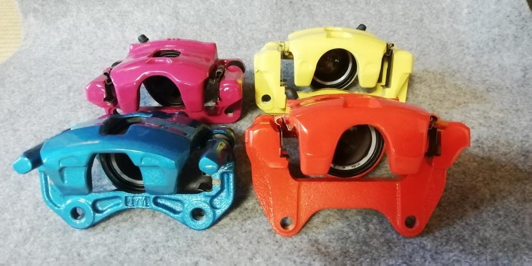 L375S L455Sタント等用 ブレーキキャリパー オレンジに塗装します