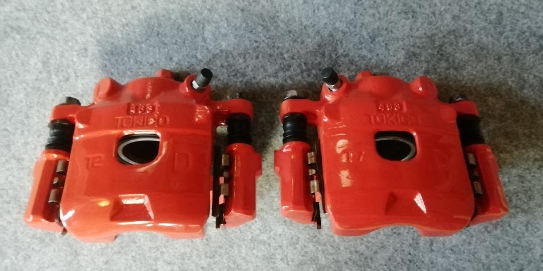 L375S L455Sタント等用 ブレーキキャリパー オレンジに塗装します