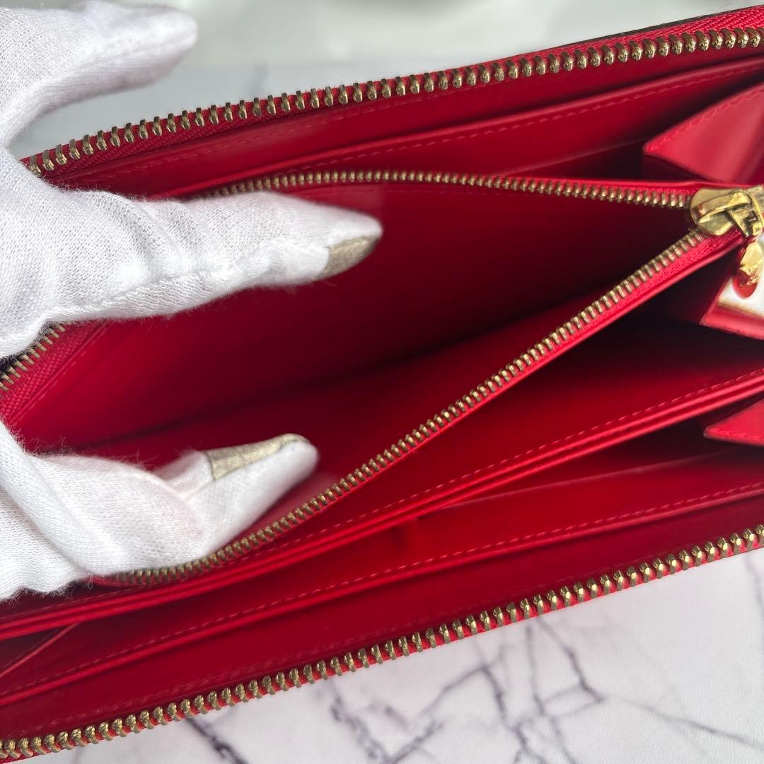 ルイヴィトン ジッピーウォレット ヴェルニ モノグラム ラウンド⑦B