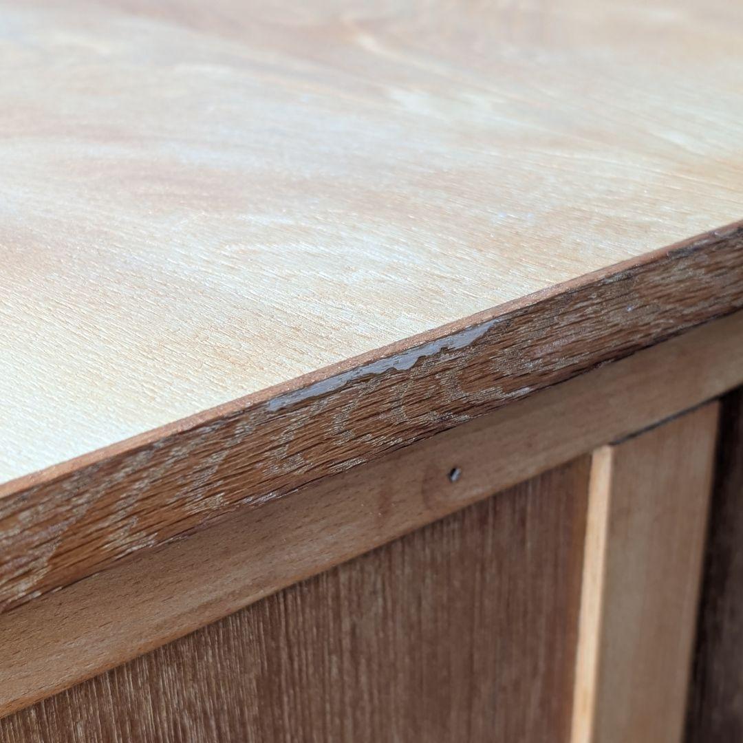 【古家具】昭和中頃〜後期ぐらいに作られた大きめな机　作業台　ワークデスク