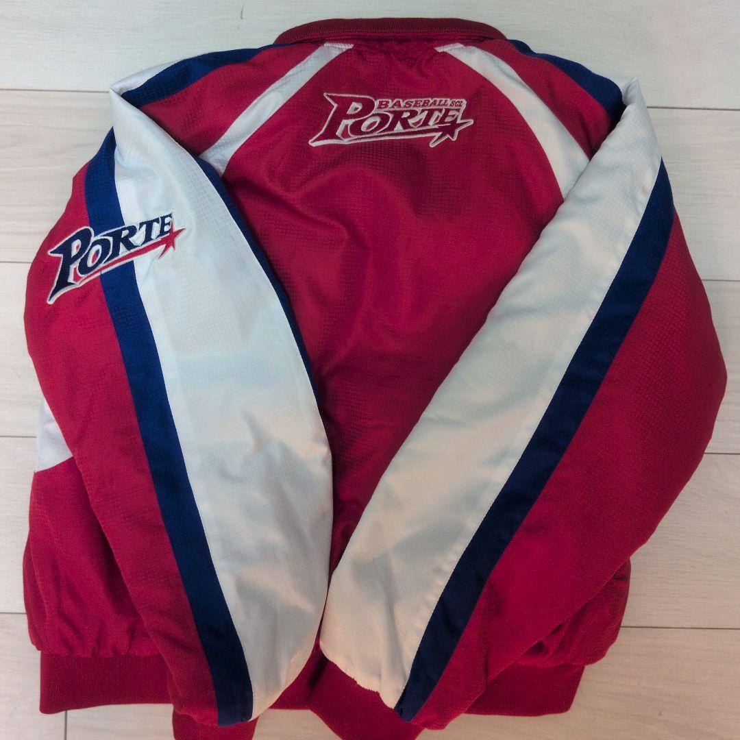 Porte 野球ジャケット サイズ145 赤/白/青