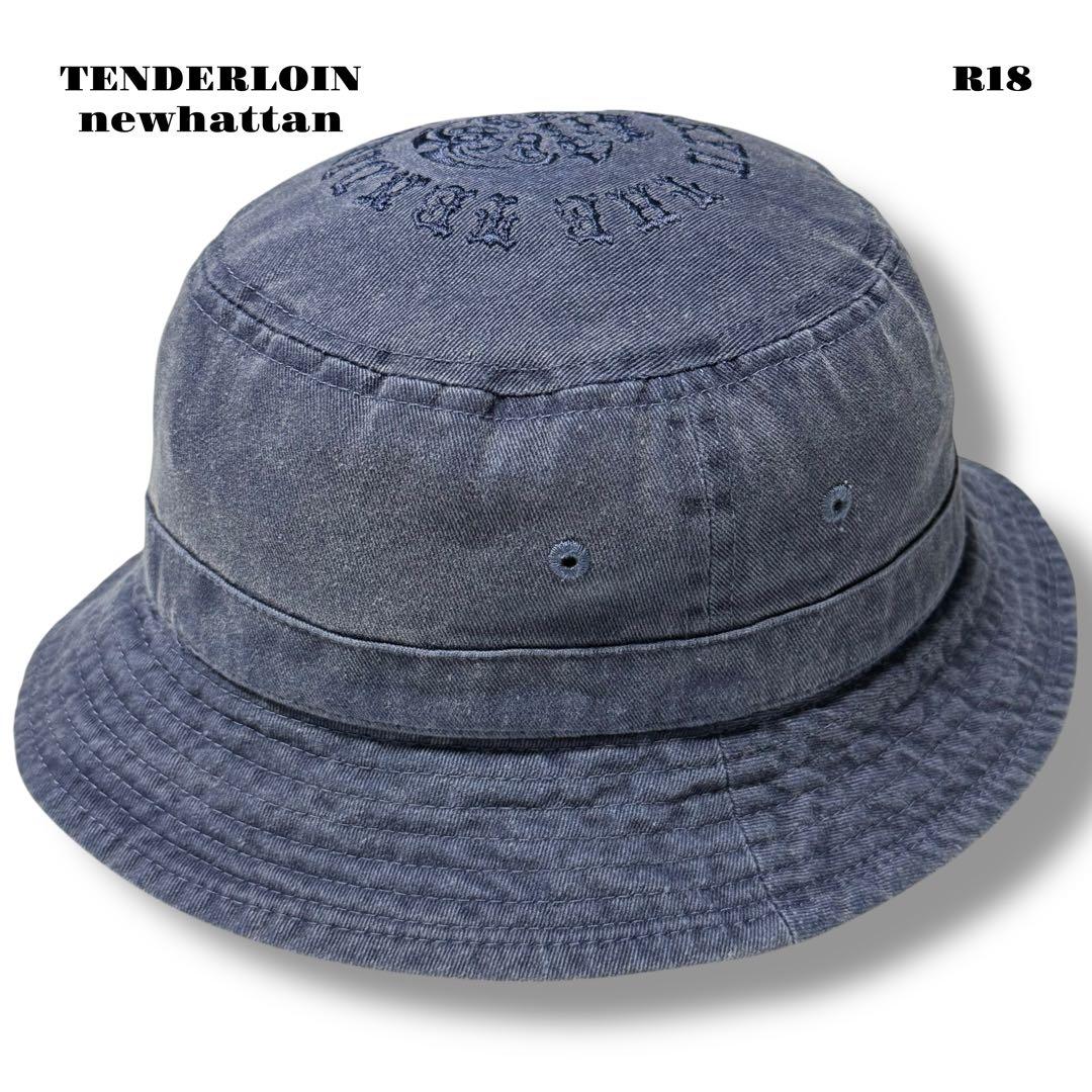 ★限定出品★ TENDERLOIN ハット ボルネオ スカル ネイビー ブルー紺