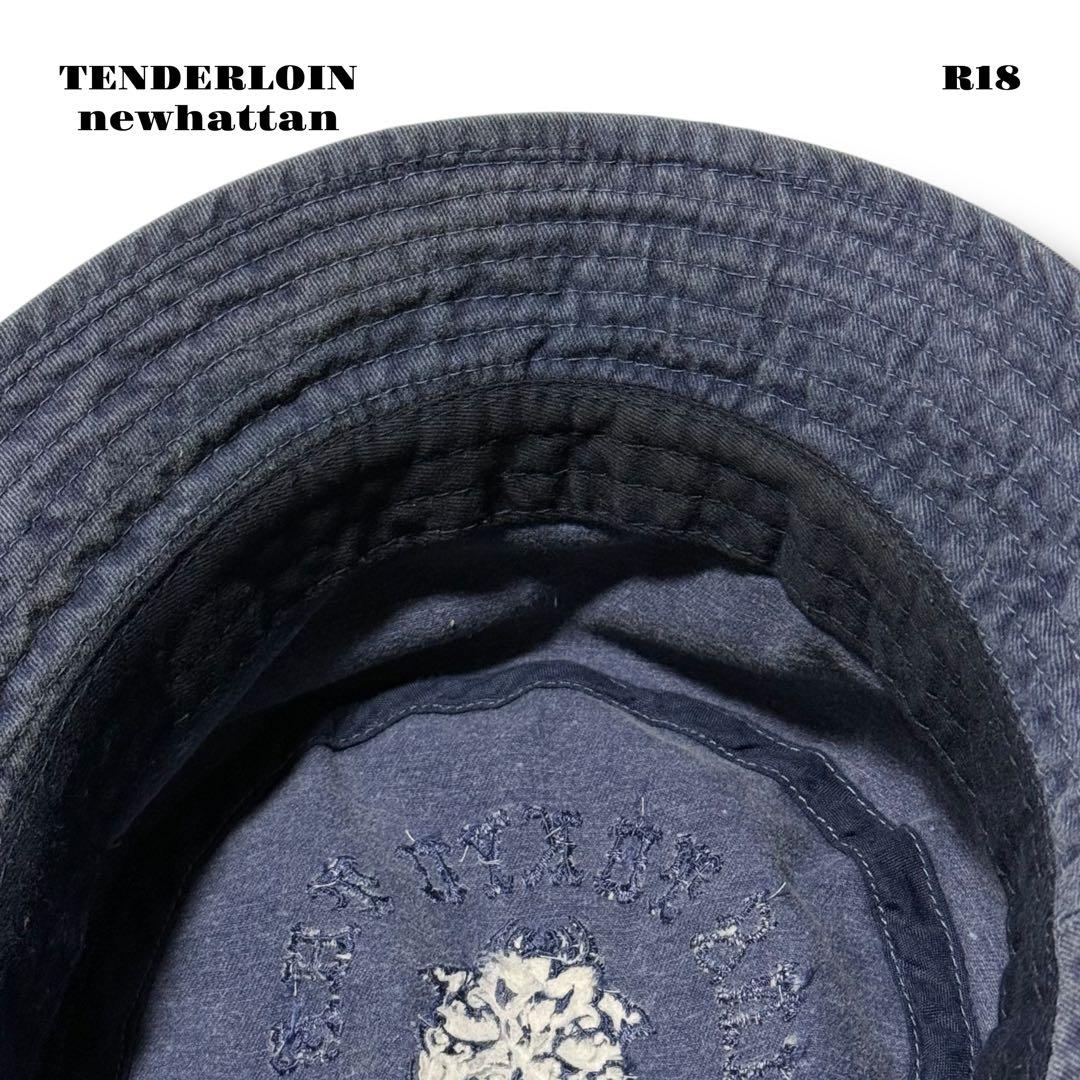 ★限定出品★ TENDERLOIN ハット ボルネオ スカル ネイビー ブルー紺