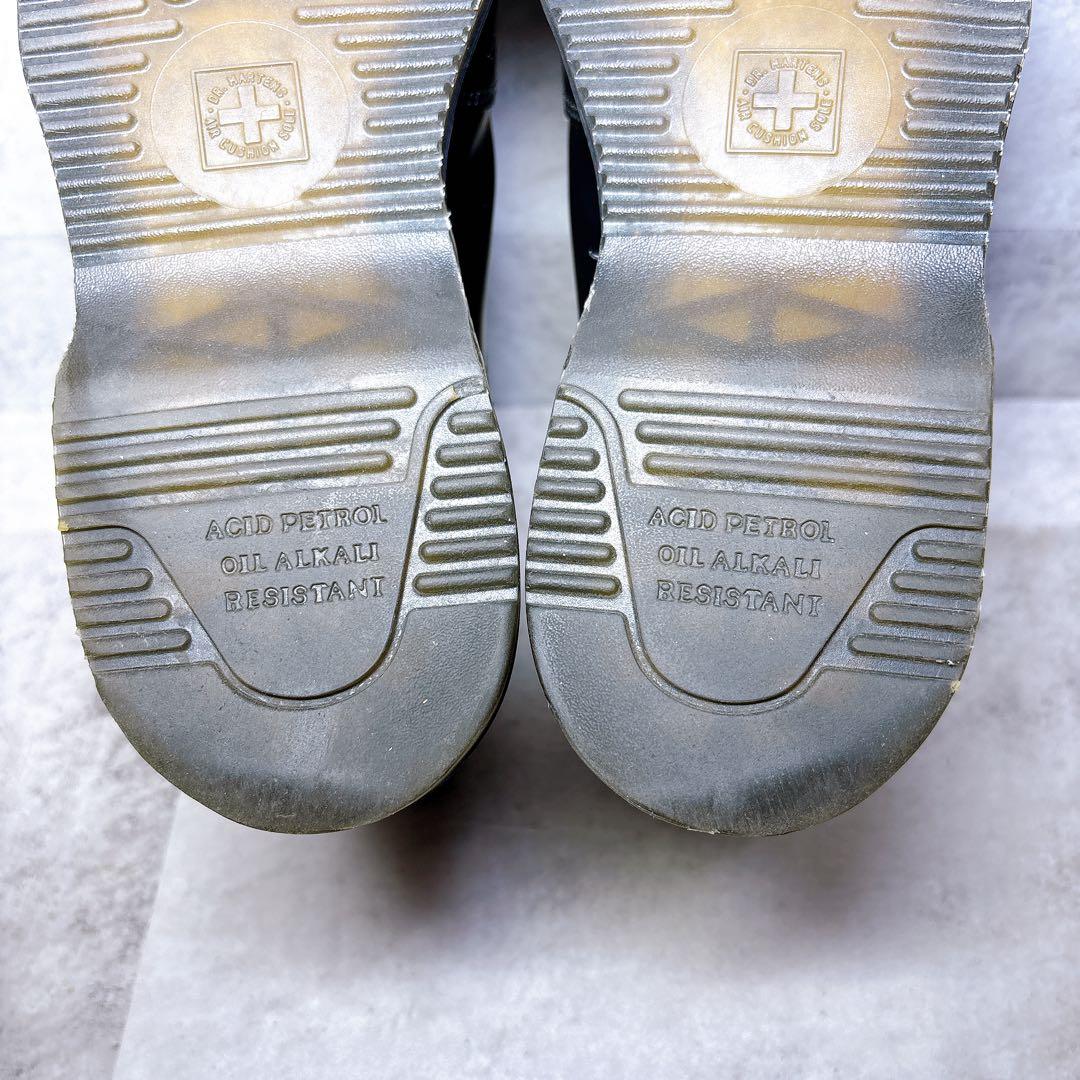 美品 Dr. Martens FLORA サイドゴアブーツ 26 レザー 黒