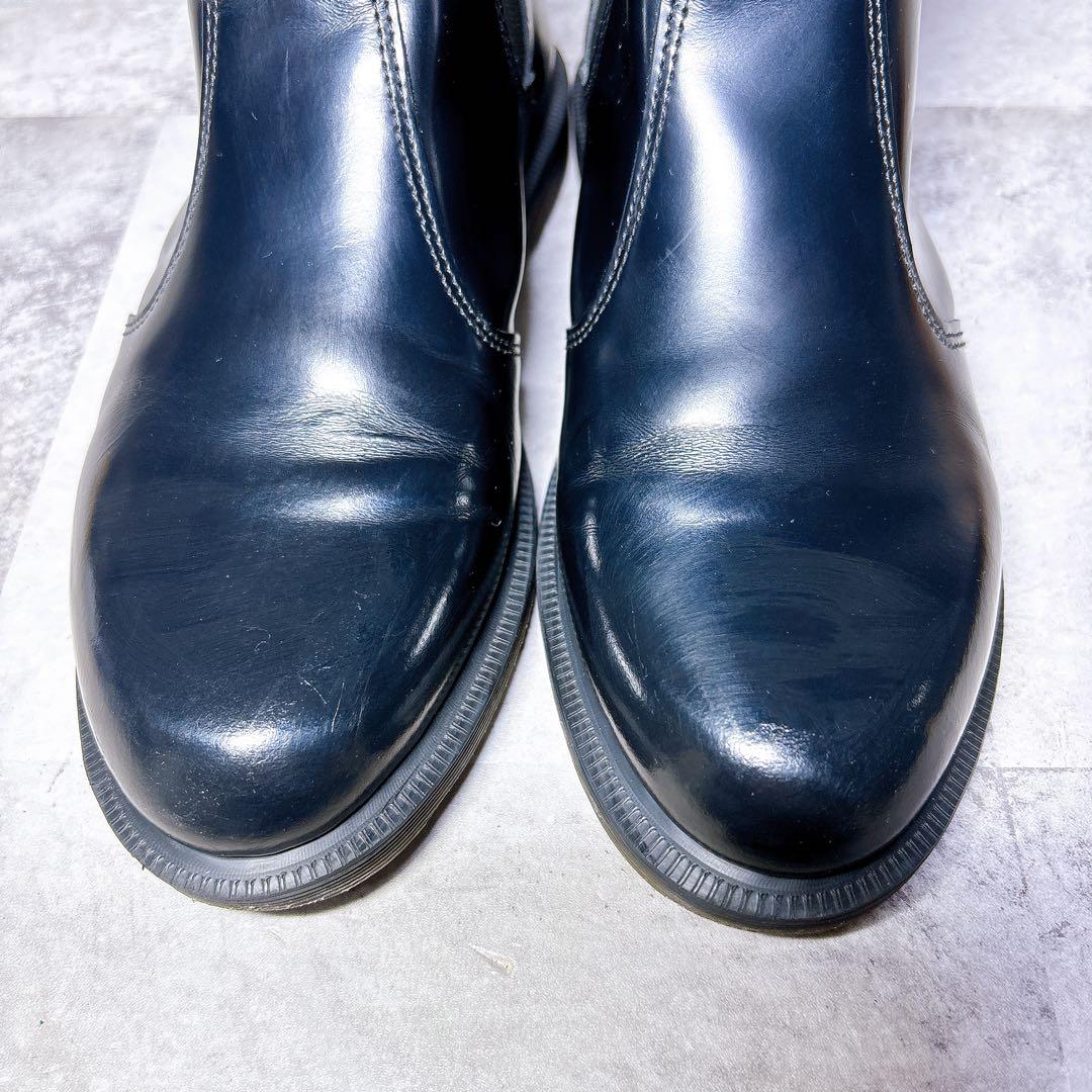 美品 Dr. Martens FLORA サイドゴアブーツ 26 レザー 黒