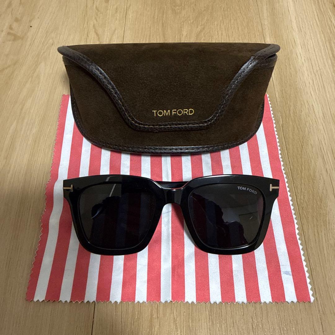⚠️美品⚠️TOM FORD TF803-K ブラックサングラス