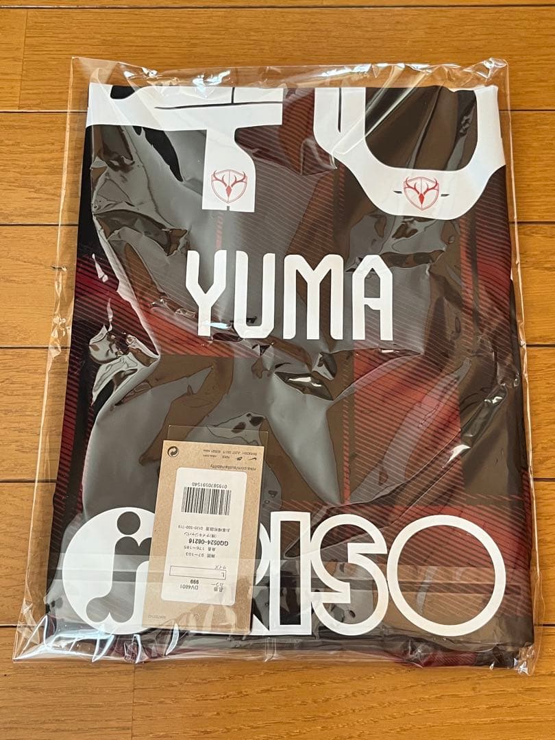 鹿島アントラーズ鈴木優磨ブライトン戦ユニフォームLサイズ