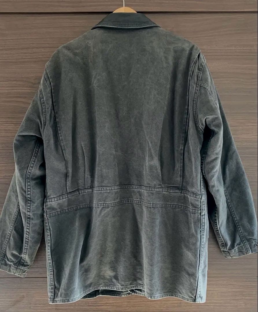 Woolrich 襟レザーカバーオール M