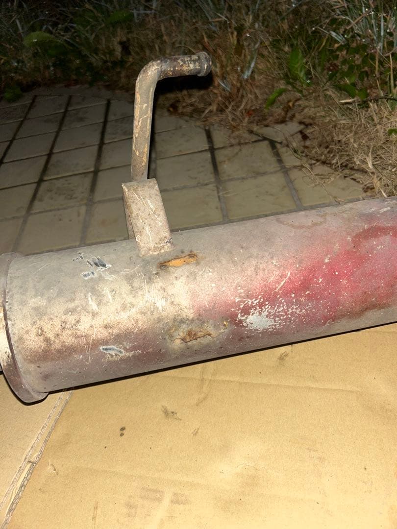 180SX S13シルビア　エキゾーフトマフラー NA用　当時物　メーカー不詳