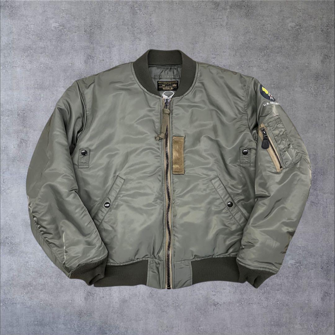 【c2】U.S.AIR FORCE MA-1 フライトジャケット BRONSON