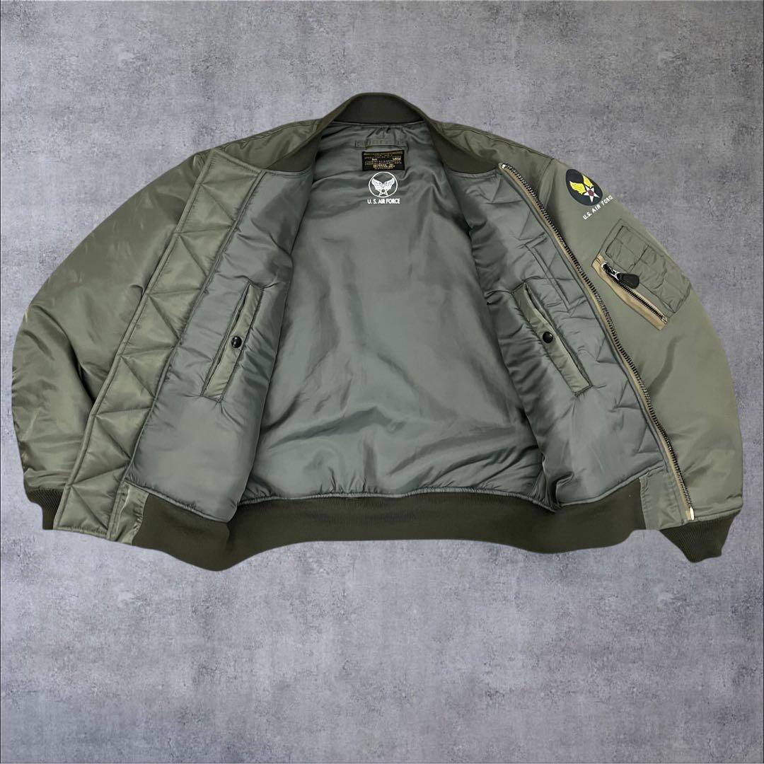 【c2】U.S.AIR FORCE MA-1 フライトジャケット BRONSON