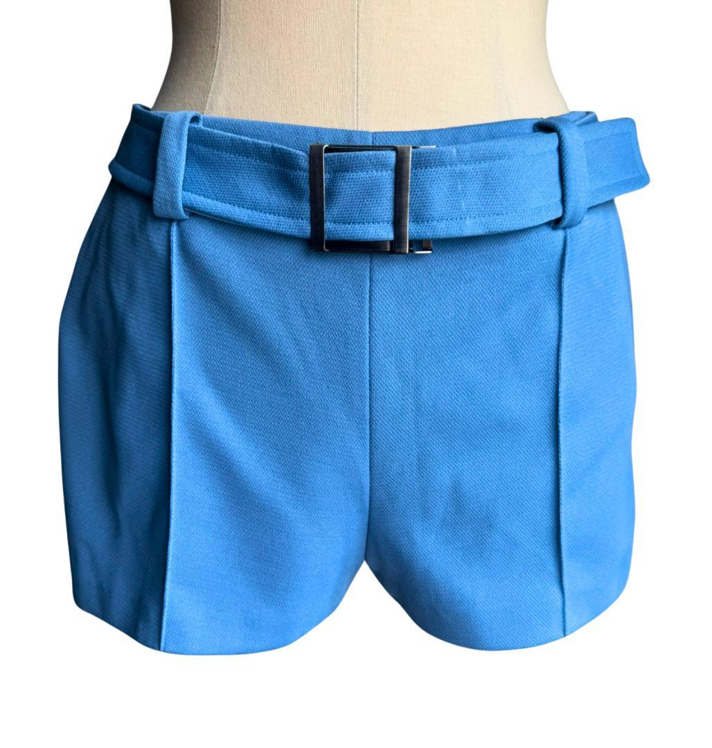 Miu Miu ミュウミュウ ピケスポーツ ベルト付 ショートパンツ サイズ40