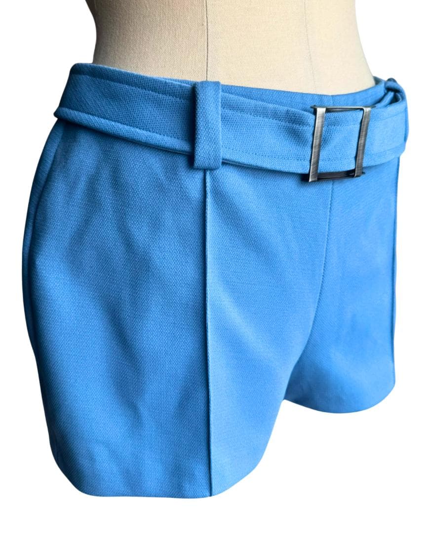 Miu Miu ミュウミュウ ピケスポーツ ベルト付 ショートパンツ サイズ40