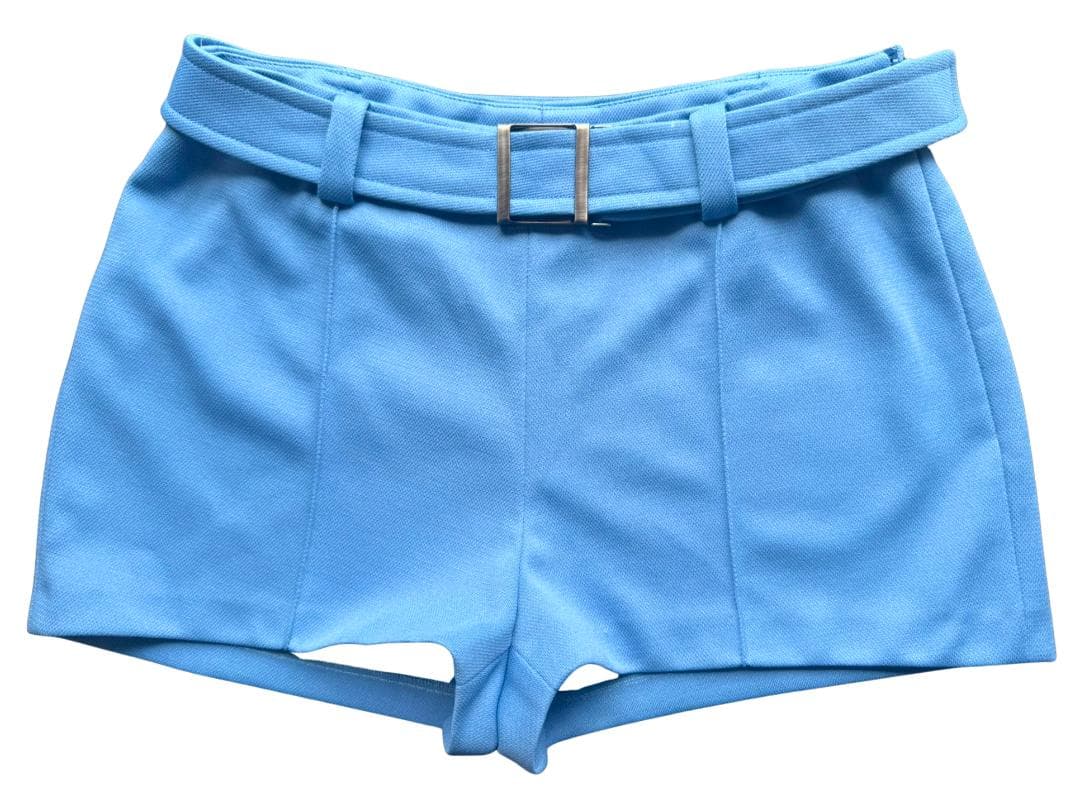 Miu Miu ミュウミュウ ピケスポーツ ベルト付 ショートパンツ サイズ40