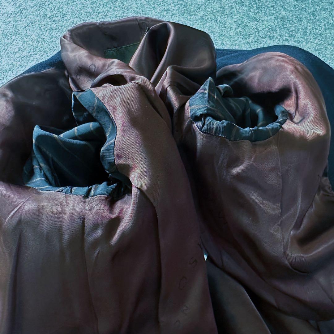 マッキントッシュ：希少•美品【カシミヤ混メルトン】ダブルブレスト／ピーコート