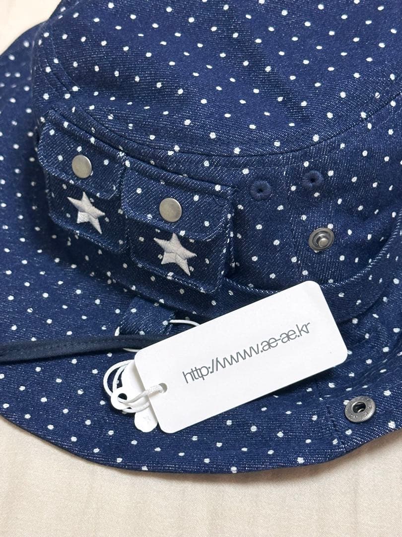 韓国 aeae デニム 帽子 SAFARI BUCKET HAT 今期