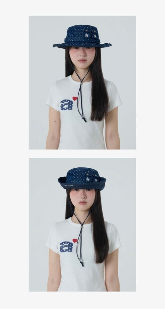 韓国 aeae デニム 帽子 SAFARI BUCKET HAT 今期