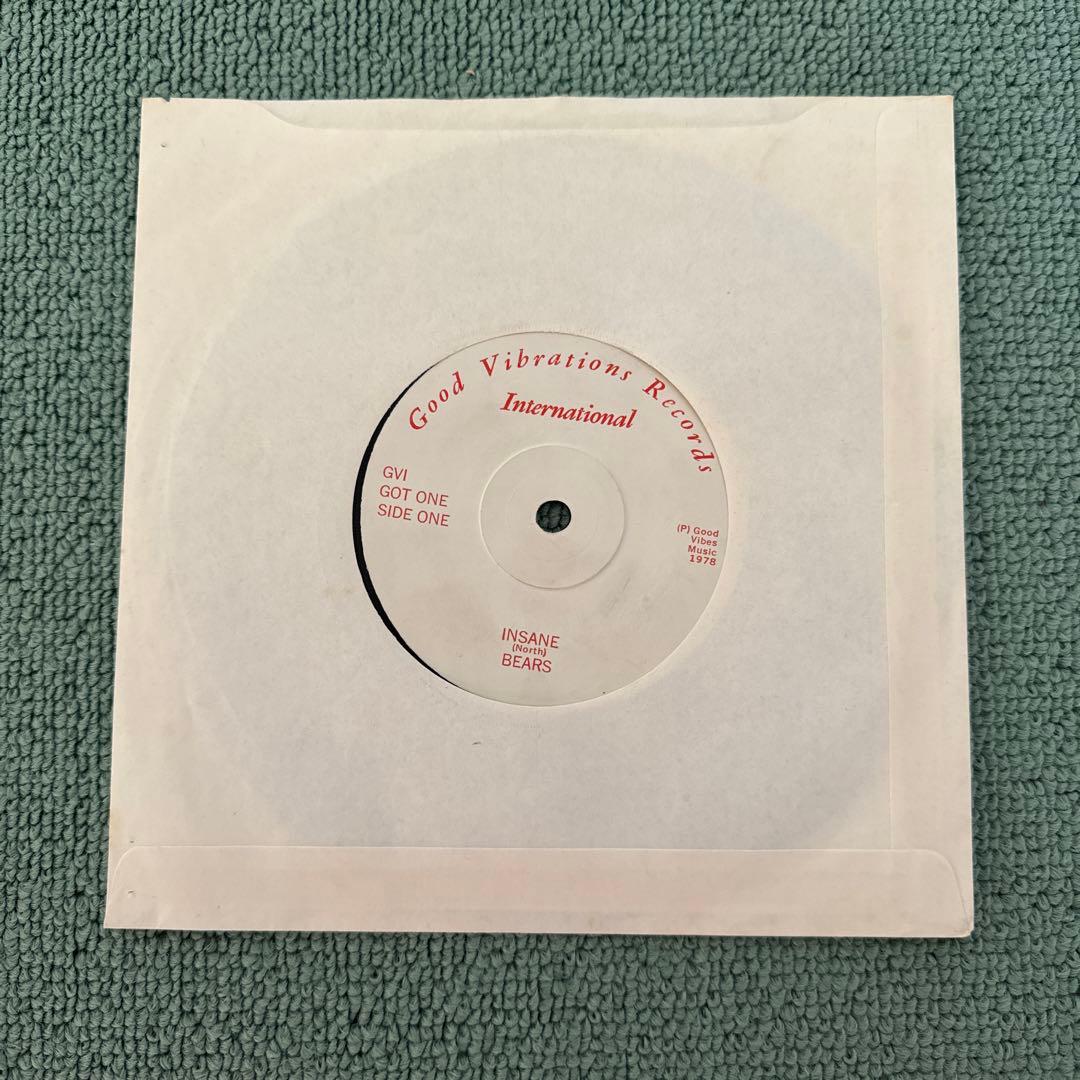 Bears『Insane and Decisions』7inchアナログレコード