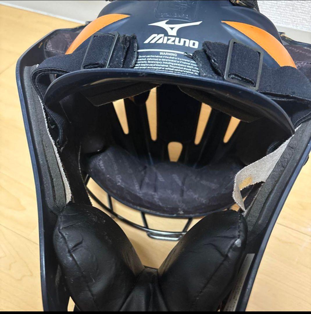 阿部慎之助　Mizuno SAMURAI キャッチャーマスク＆プロテクターセット