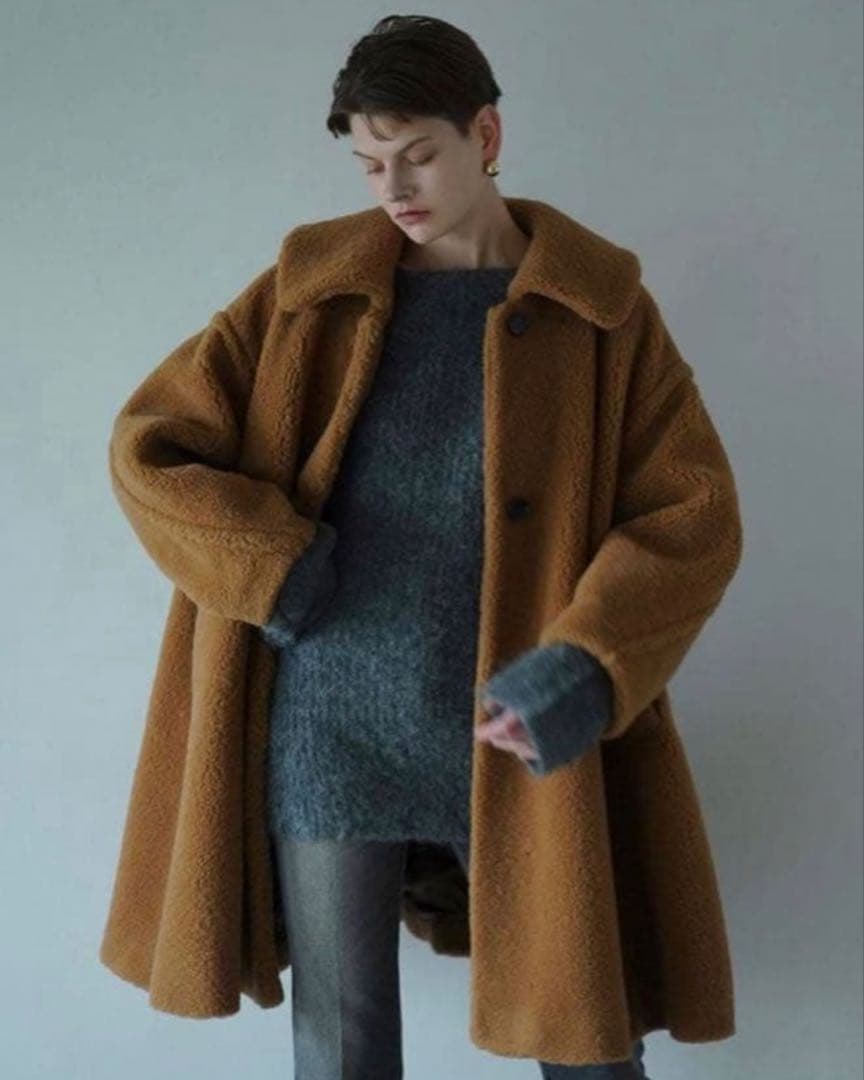 CLANE VOLUME FLARE BOA COAT ボアコート