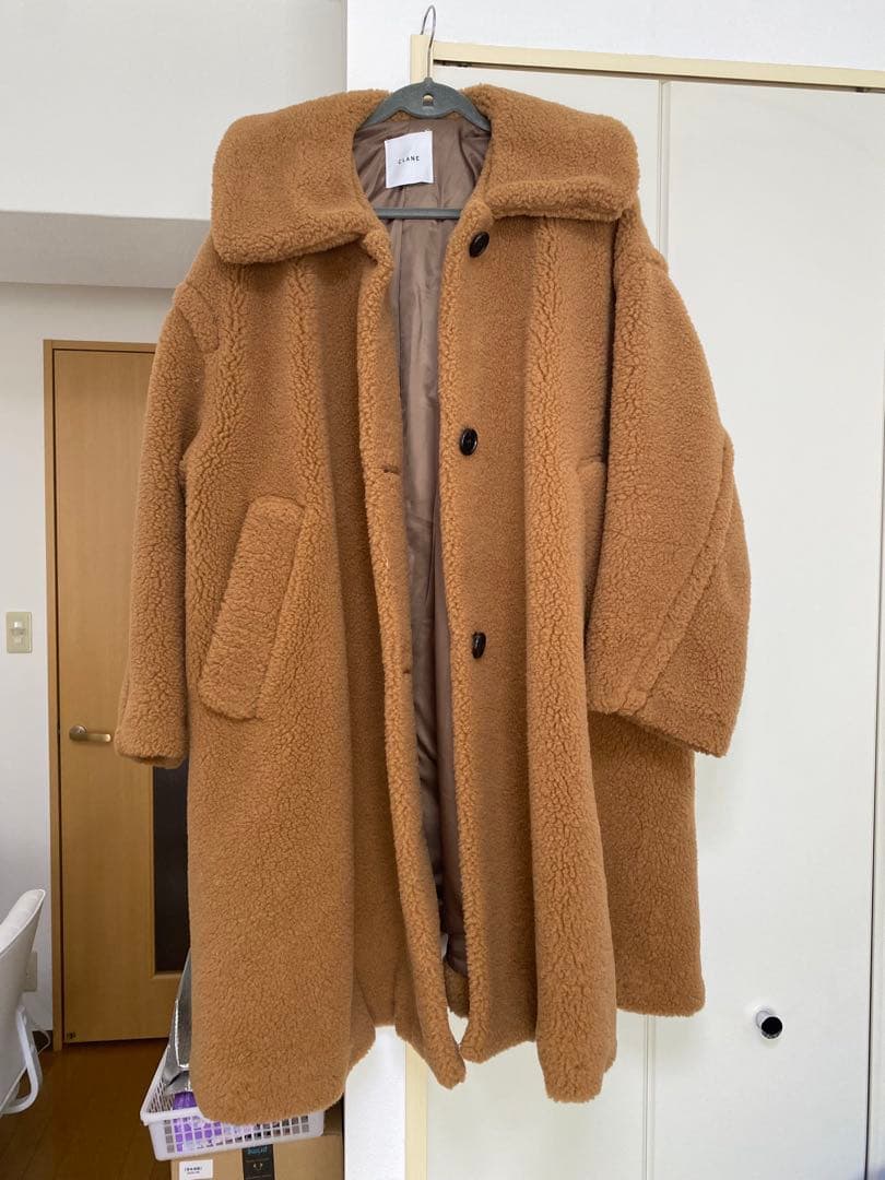 CLANE VOLUME FLARE BOA COAT ボアコート