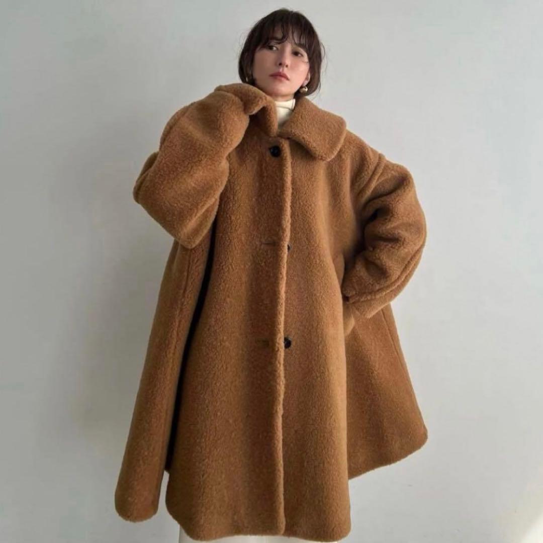 CLANE VOLUME FLARE BOA COAT ボアコート