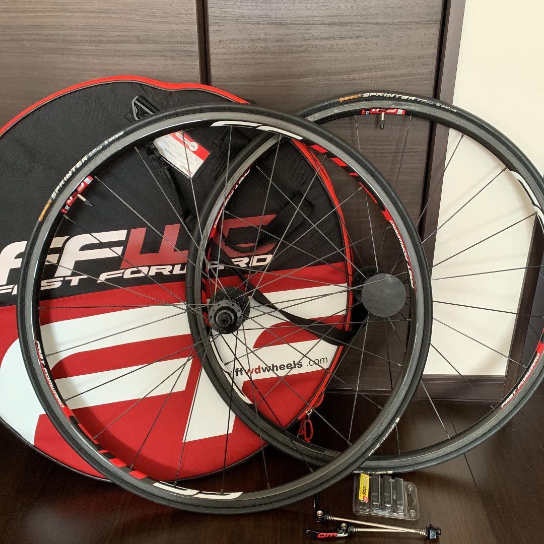 ファストフォワード F2R カーボンチューブラー 240s ホイールセット