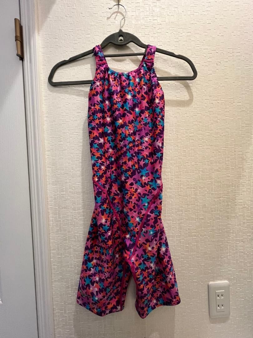 未使用ミズノ✨競泳水着　XLサイズ　星柄　可愛いスポーツ用水着　値下げ済み