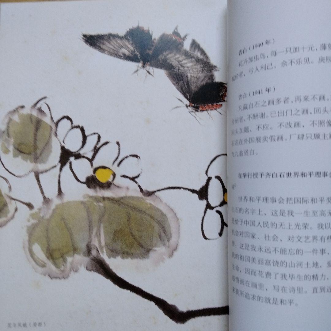 水墨画巨匠【草間偷活.斉白石草虫世界大型画集】北京画院編中国美術研究者の座右の書