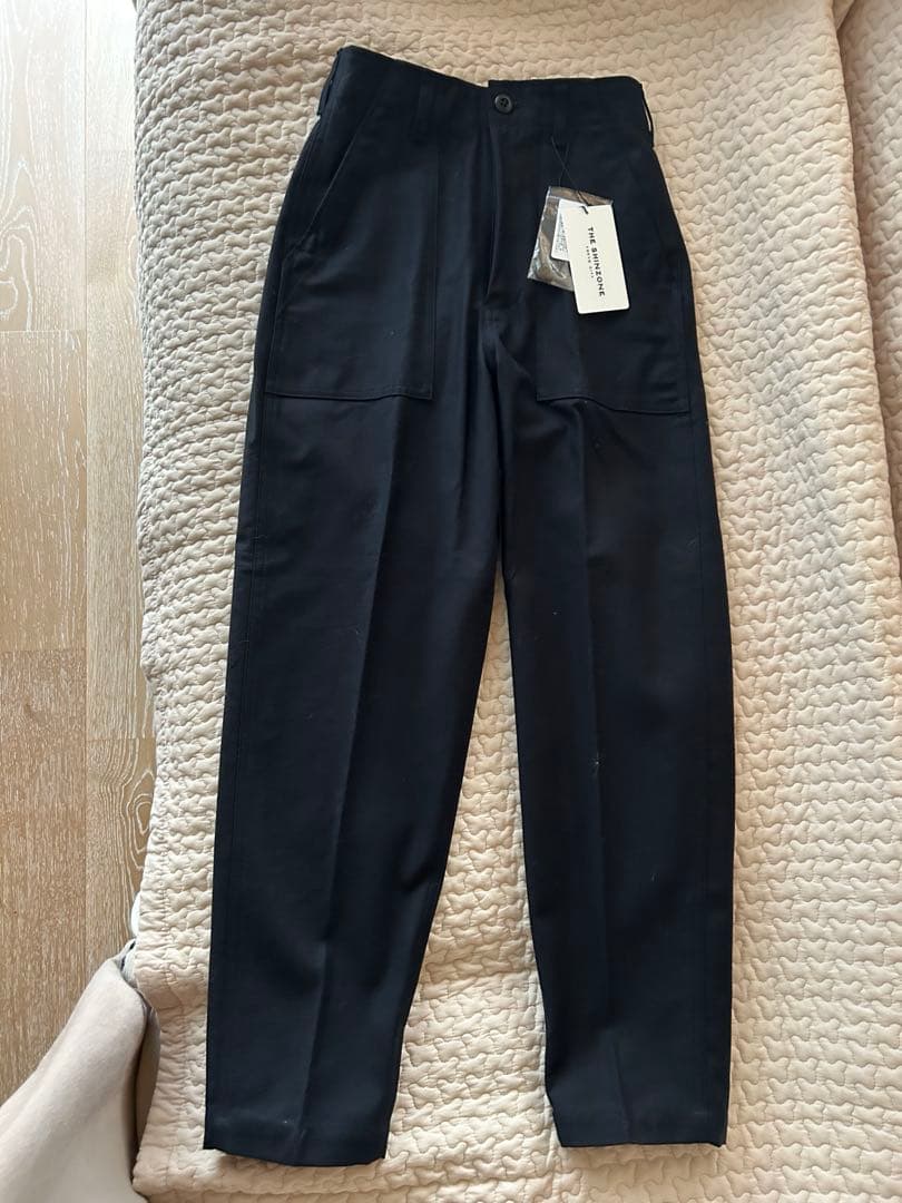 シンゾーン　ベイカーパンツブラック　P0