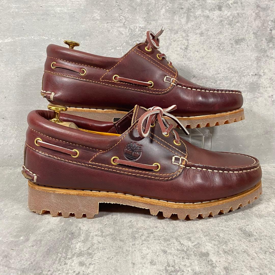 【未使用級】Timberland デッキシューズ 3Eye 27cm モカシン